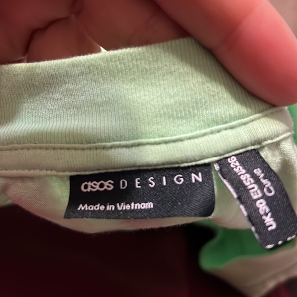 ASOS curve green long sleeve tee - Picture 6 of 8